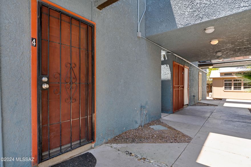 Close to DMAFB and major bus routes. Each unit is approximately 1,000sf, 2 Bedroom, 1 Bathroom with newer carpet, newer tile flooring, newer plumbing fixtures and water heaters, as well as tile or granite counters. The property includes onsite coin laundry room, large backyards for some units, as well as common areas enclosed with security fencing.