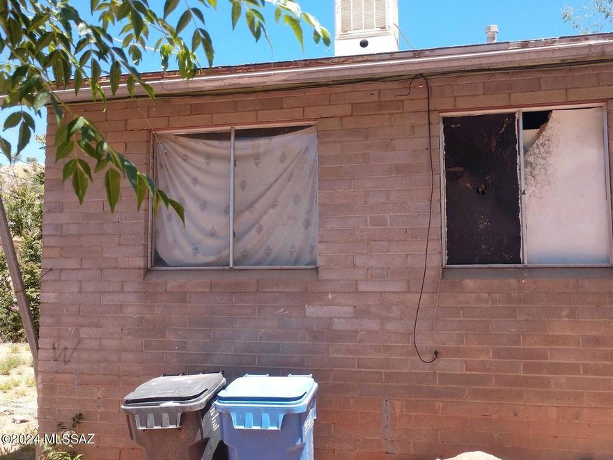 This property is a total fixer upper
being sold in as is condition