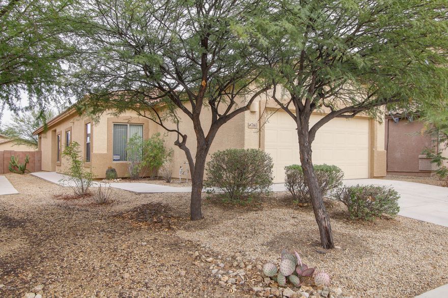 3 bed 2 bath rental with great room open to the nook and kitchen, covered patio with 2 car garage. Great community living with softball field, soccer field, basketball court, picnic ramadas and walking trails.
