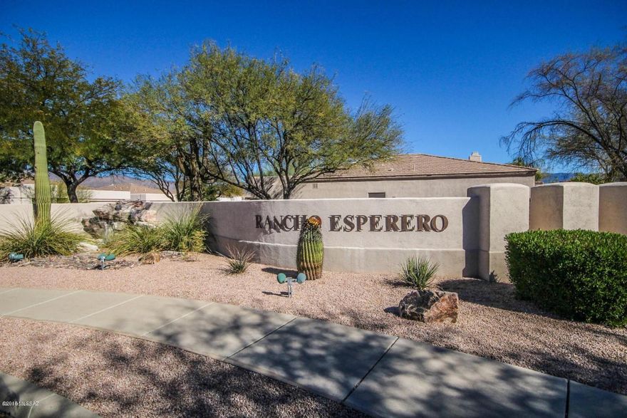 **NO PETS** Very sought after 3 bed 2 bath home located in North East Tucson gated community. Close to everything with 3 pools and one pool is  heated in the winter. 2 car garage, home sits high up and is on a corner lot. Available after April 3rd.