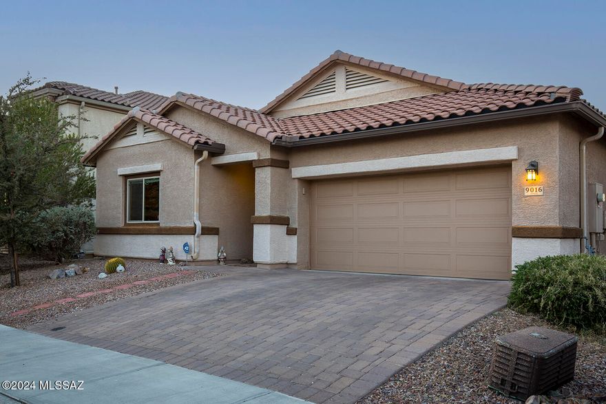 Well maintained home in desirable Saguaro Bloom community. This 3 BD/2 ½ BA/Den/2,230 Sq.Ft home offers a great room floor plan w/family room, dining area, separate formal dining space & den. Kitchen has granite counters, plenty of cabinet space, island w/breakfast bar & stainless steel appliances. Primary suite has sitting area, walk-in closet & separate shower & tub. Relax in the backyard w/covered patio & lush landscaping. Property has leased solar for low monthly electric bils. Community offers a pool, parks, sidewalks & rec center.