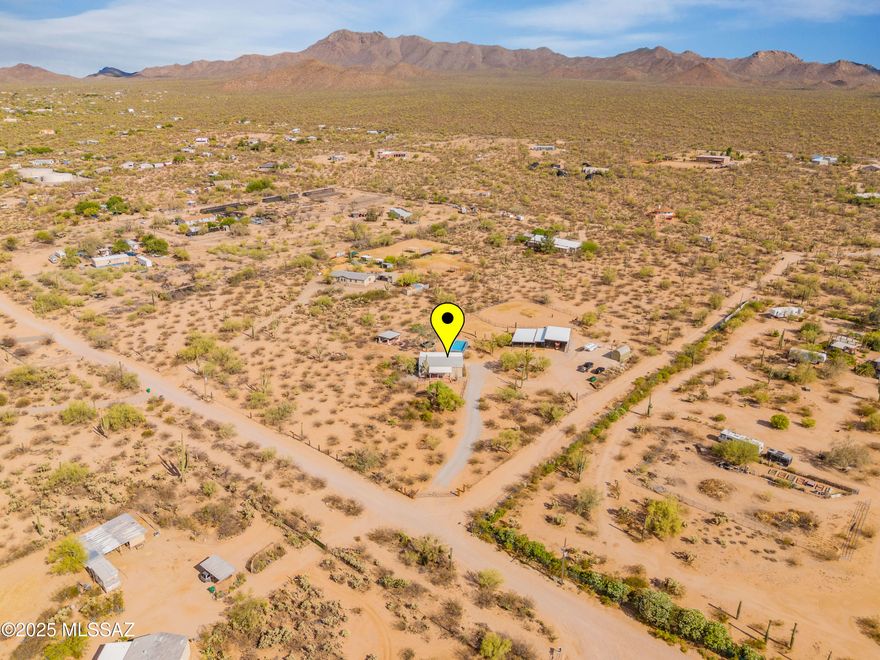 Welcome to your charming desert ranch retreat! This cute 3-bedroom, 2-bath home offers cozy comfort and authentic Southwest charm on a spacious lot designed for both relaxation and functionality. Inside, you'll find a warm and inviting layout with thoughtful touches throughout, perfect for everyday living or weekend getaways.

Step outside and take in the wide-open desert views, where the property shines with its well-planned horse facilities—including a turnout area and a solid metal structure with power that is ideal for shelter, storage, and room for an RV. Whether you're an equestrian enthusiast or simply enjoy the ranch lifestyle, this home is the perfect blend of comfort and capability. Bring your horses, your hobbies, and your love of the desert—this one's ready for you!