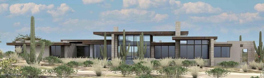 Nestled in the prestigious enclave of Pima Canyon Estates, this contemporary masterpiece designed by the renowned Kevin B Howard Architects offers a lifestyle of luxury and serenity. With 4 bedrooms, 4.5 bathrooms, an exercise room, and an office, this 4,615-square-foot home is an architectural gem that boasts remarkable mountain views and a host of exquisite features.

Step into a spacious, open-concept living area flooded with natural light, where every detail is a testament to modern design.

The gourmet kitchen is a chef's dream, with high-end wolf and sub-zero appliances, sleek countertops, and a functional layout that's perfect for both culinary adventures and entertaining. The four generously sized bedrooms, each with its own en-suite bathroom and walk in closet provide a private haven for relaxation.
An office space and exercise room cater to your professional and wellness needs, offering versatility for your daily routines.

Pima Canyon Estates is known for its exclusivity and natural beauty, making it a sought-after location. This contemporary home is a rare find, offering both the tranquility of the desert surroundings and the elegance of modern living.

Early purchase allows prospective homeowners to partner with the builder in selecting their desired finishes, a unique opportunity that will undoubtedly enhance the joy of possessing this magnificent home.

Listing agent is related to seller.