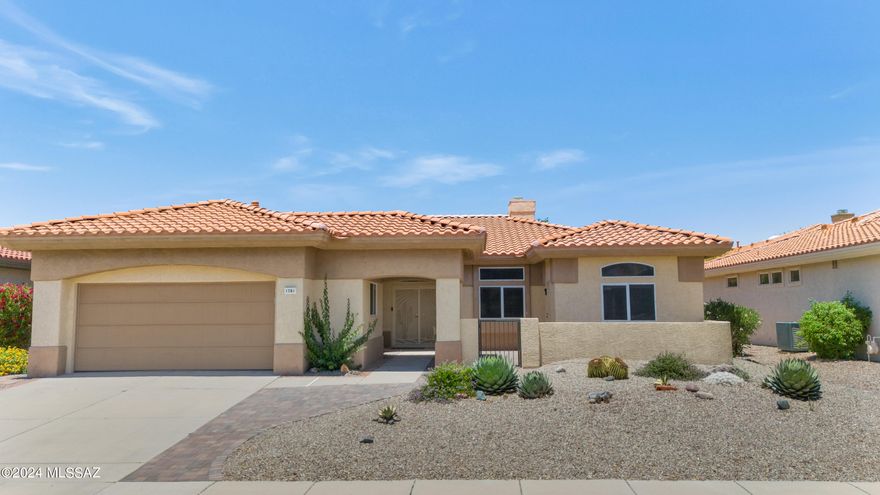 Welcome to this beautifully remodeled and turn-key 2BD/2BA home located in the award-winning community of Sun City in Rancho Vistoso. This stunning residence features uniform countertops and cabinets throughout, luxury vinyl plank flooring, and no carpet. Enjoy the brand new baseboards, soft close kitchen cabinets, quartz countertops, stainless steel appliances, and an oversized farm sink, all under new LED lighting. The entire interior has been freshly repainted, and the home boasts a new roof. The primary en-suite has been recently remodeled and includes a dual vanity with quartz countertops, luxury soft close cabinets, and a floor-to-ceiling tile shower. The laundry room offers brand new cabinets, quartz countertops, and a new laundry sink. Additional upgrades include a new waterline, all new toilets, and over $140,000 worth of improvements. Outside, you'll find a new irrigation system, low-maintenance desert gravel, and a new paver courtyard with breathtaking Catalina Mountain views. Sun City is a wonderful active-adult community with a community center, pickleball, community activities, and golf, all conveniently located near shopping, dining, and fun activities.