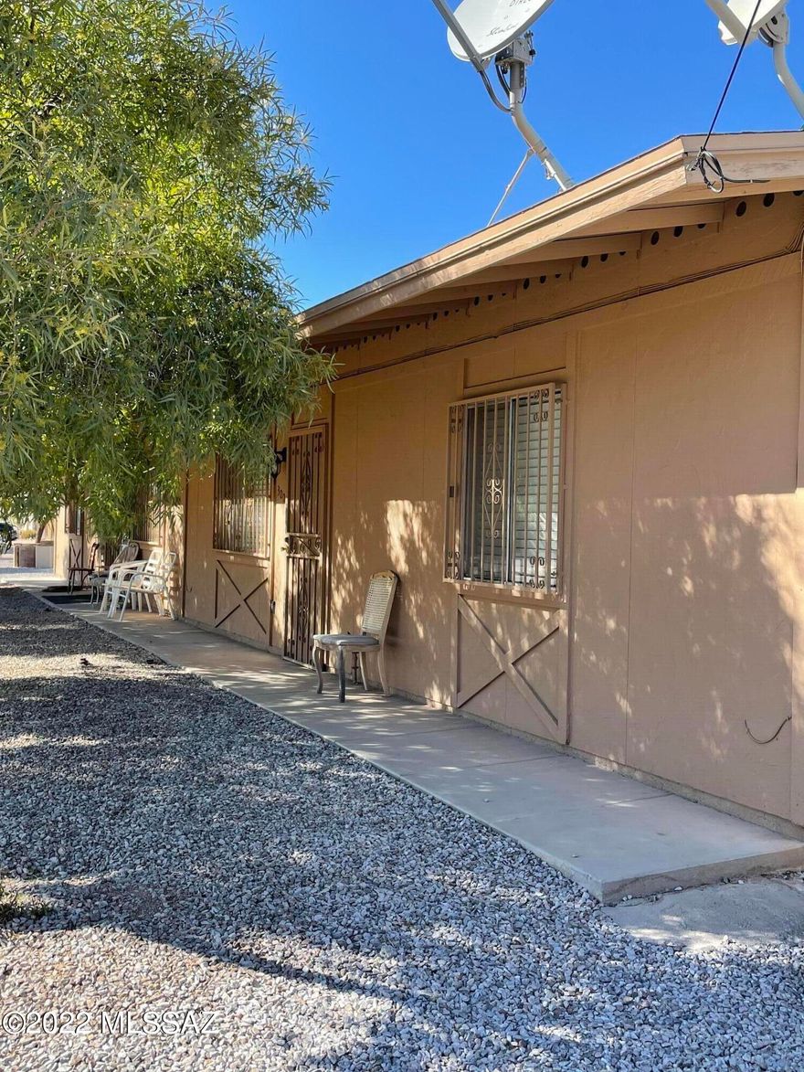 MUST SEE! Move in ready! Well cared and maintained Duplex located in Central Tucson.   Spacious kitchen with extra room that could be used as an office or den, both Units are all tiled (no carpet!) and laundry closet inside (washer & dryer in each unit convey). The East Unit(3004 is all electric and the West Unit (3002) has gas. Both have Air Conditioning, fenced in backyards and covered parking.  Close to schools, shopping and major transportation.