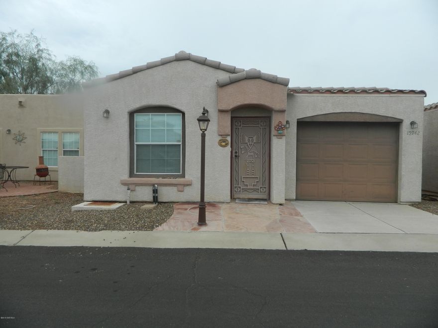 2 bedrooms 2 bathrooms offered fully furnished including linens and kitchen supplies. It has an 2' extended garage. There is a nice patio in the back with no one behind you. Rancho Resort is an awesome 55+ community with lots of amenities. The owner will do a carry back with 10%, 15% or 20@ down at 8%, 7% or 6% interest.
