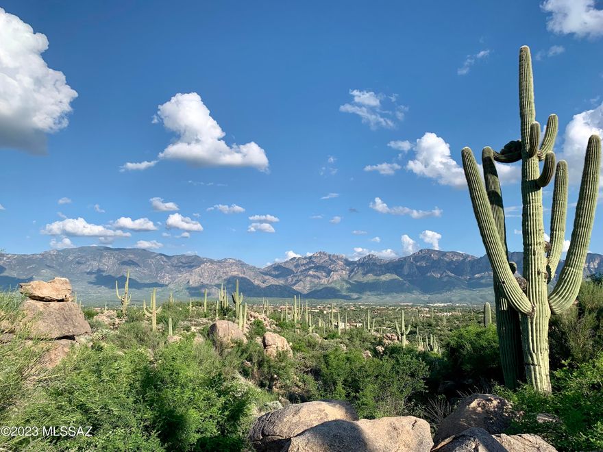 Breathtaking Panoramic Views!!! This 3.52 acre lot is perched high on the hill creating a spectacular homesite that overlooks the entire valley! To the east you have magnificent views of the Catalina Mtns and to the south you have sparkling views of downtown Tucson. The views don't stop there... it also offers sweeping views of the Tortolita Mtn views creating an impressive portrait every where you look. Tucked behind the gates of Oro Valley's most prestigious golf communities, Stone Canyon. Consistently ranked in the top 100 for residential golf courses in the nation.