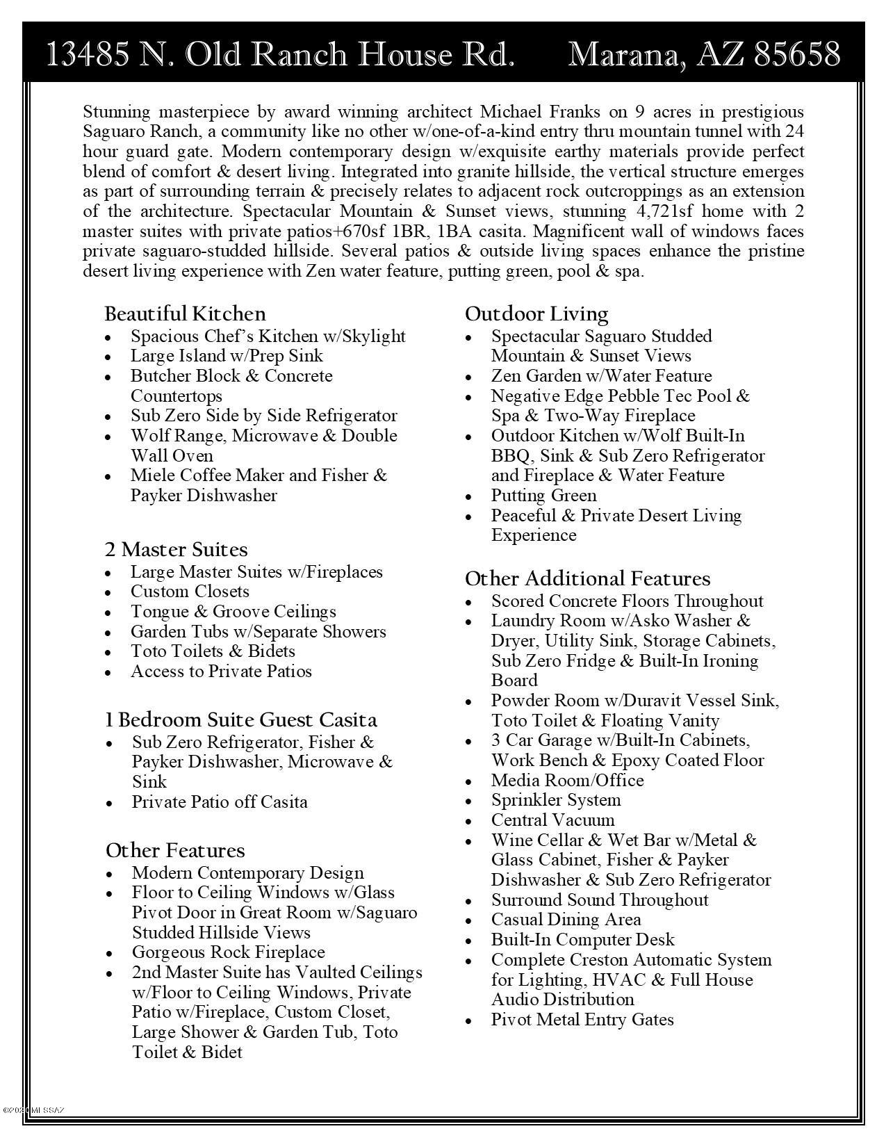 Saguaro Ranch South Amended - Residential