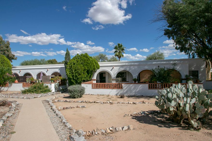 A cozy winter get-a-way, 1 BR, 1 BA Villa is in the heart of Green Valley near shopping and restaurants. Enjoy sitting on your from covered porch surrounded in mature landscaping or walk across the street to the pool for a swim or relax in the sun. Remodeled with newer ceramic tile, full size appliances, kitchen cabinets and bath vanity. Care free maintenance! The HOA takes care of all outside home maintenance, including roofs, cooling & heating equipment, water heater, water, sewer and more. GVR is available but not mandatory.