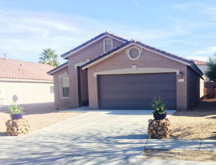 Beautifully remodeled 3 bedroom 2 bath home located in the gated community of Sweet Water Reserve.
Exceptional upgrades include, new quartz kitchen counter tops, tile flooring with custom accents, brand new stainless steel appliances, custom
master shower, freshly painted interior and exterior, new lighting, and the list goes on and on. Enjoy the fully landscaped back yard perfect for
entertaining and relaxing! Hurry this home will not last long!