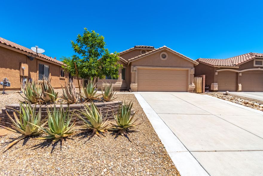EAGLE CREST RANCH PRICED TO SELL -Come out and see this beautiful gem of a home!  Freshly painted 3 BEDROOMS 2 Bath  + DEN with 2 Car Garage. Den is perfect for an office or bonus room.  Home features fireplace in living area wrought iron front door, split bedroom floorplan, covered patio,  storage shelves in garage . You will love the bay windows in the main bedroom and 3rd bedroom. If you love to cook you will enjoy having the gas stove!  Enjoy all the community features of Eagle Ranch like community park with slides, swing, and climbing items, sheltered picnic tables with a grill, basketball court and a fenced in field with a baseball diamond. This home has been loved and cared for!  See it soon !