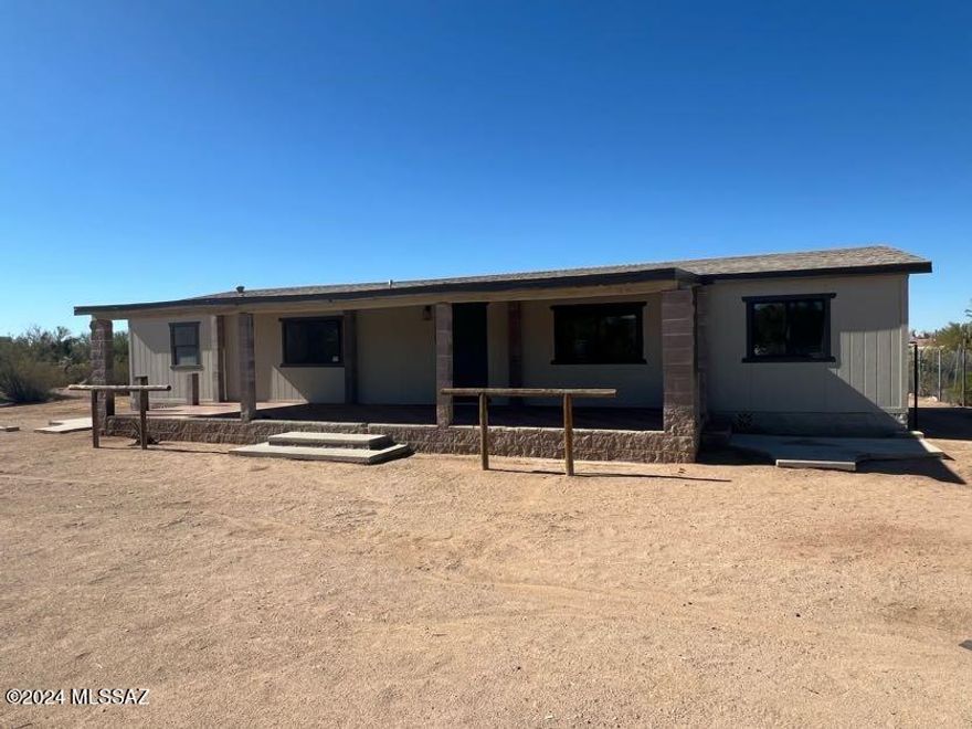 Manufactured home updated with modern interior design.