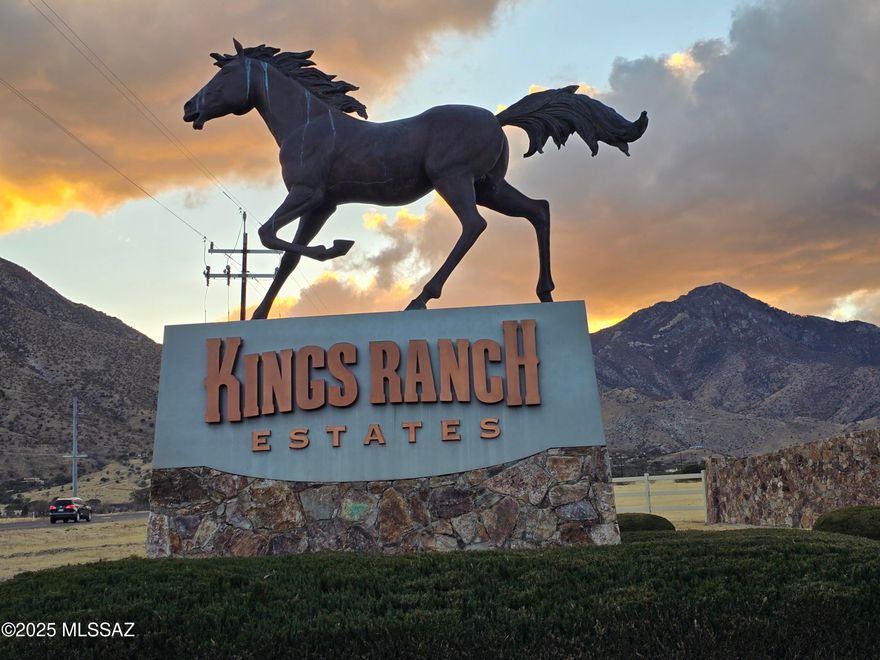 Build your dream home on this 1 acre lot in the desirable Kings Ranch Subdivision.  Enjoy endless views of the Huachuca Mountain. Close to outdoor activities, hiking, bird watching and biking.  Just minutes from Sierra Vista, and the historic towns of  Bisbee & Tombstone