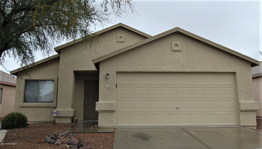 Great opportunity in this 3 bedroom, 2 bathroom home. 1,511 square feet,  Formal Living/Dining area, Great Room,  Open Kitchen, all appliances stay.  Laundry room, spacious backyard. Needs some TLC.