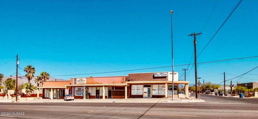 Historic strip center, developed and still owned by the same family since 1948. Solid brick construction with 6 storefronts on the corner of Stone and Jacinto. Approx. .69 acre lot with potential to build or split off part of the lot. Valuable C-2 zoning. Priced to Sell. 

In escrow and Sellers are open to a back-up offer.