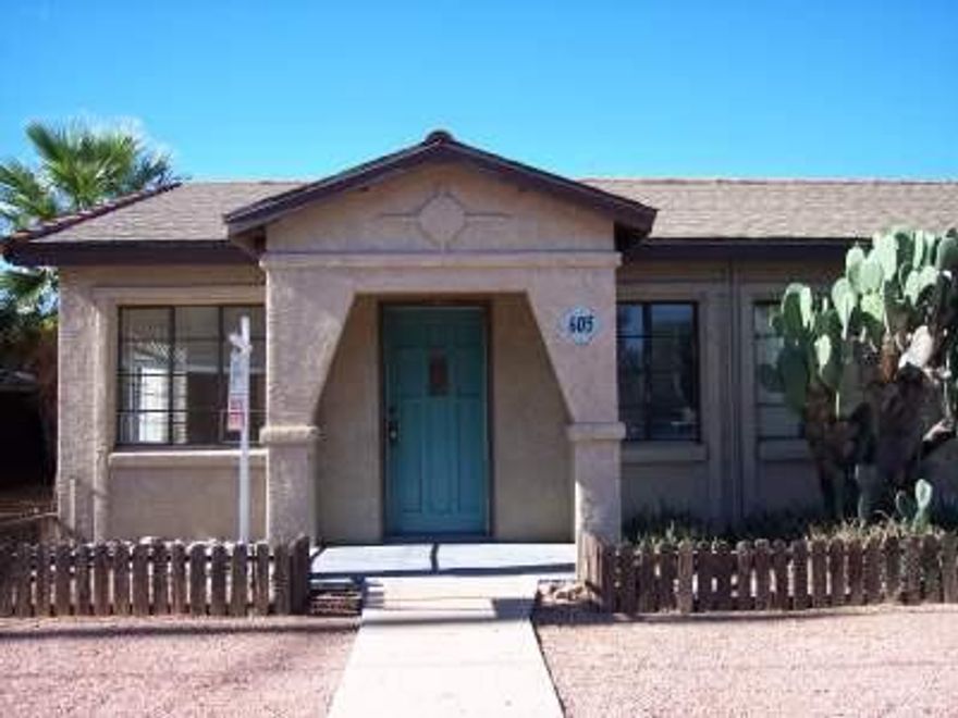 Clean, Spacious 2 bedrooms, 1 bath, a/c, 3 ceiling fans, yard with covered patio, washer & dryer hook-ups, 2 car ports, 1 small pet considered.  Tenant pays utilities