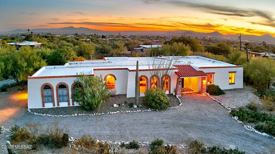 The Essence of Foothill Living! Spectacular Views-Beautifully appointed with Top Notch Finishes-Glorious Private Pool (New Equipment)-Spacious Master Ste with huge Walk-in Closet- Zoned HVACs 2021-Newer Windows-Both Bathrooms and Kitchen remodeled by Current Owner-Baths have limestone counters-marble back splashes-Kitchen features New Dual Fuel Range with Gas Cooktop/Convection Oven,Samsung 4 door Fridge-Quartz Counters.Tasteful Lighting Thru Out-New water softener/water heater replaced/reverse osmosis at Kitchen Sink. This home has only been owned by 3 families. Much of its life it has been a perfectly maintained 2nd home-so very little wear and tear-To say that this home is Special is an understatement. It is a True Treasure with Tucson Style! A list of updates/amenities in Document