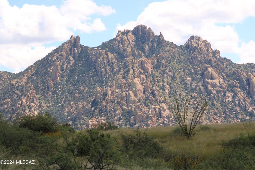 Spectacular buildable property with 360 panoramic mountain view of the Dragoon and Whetstone Mnts. approximately 14,000 acres and adjoins 52,000 acres of the Coronado National Forest wilderness area. The ranch is also adjacent to thousands of acres of State Trust lands. Both the National Forest and State Trust lands provide a wildlife sanctuary. Originally the Horse Ranch was established in the 1800's. Cochise The adjacent Dragoons as well as the Rincons range to an elevation of over 7000 feet. Nearby towns and cities are Benson, Bisbee, Tombstone, Willcox and Sierra Vista all in Cochise County.Tucson approx an hour drive from the ranch