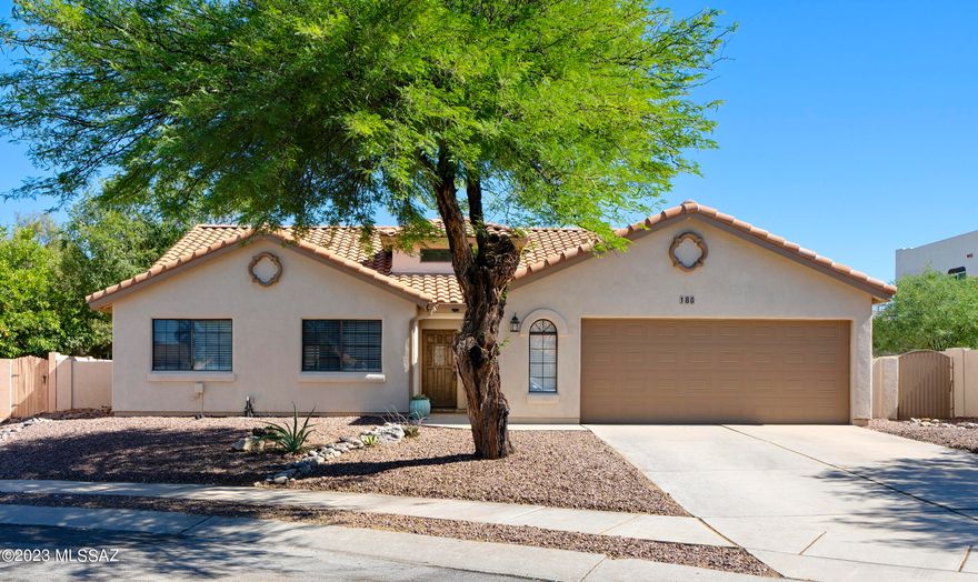 Sellers shall entertain offers between $420,000.00 - $460,000.00.  Located in popular Rancho Vistoso, this gorgeous home features a 4-YEAR OLD TILE  ROOF w/stick-peel underlayment. A REMODELED KITCHEN w/new cabinets, appliances, & granite counters. UPDATED BATHROOMS w/new cabinets, granite countertops, & travertine tile. The great room has a bee-hive fireplace; NEWER WOOD PLANK TILE & a great room w/newly sealed Mexican tile flooring. The backyard is completely block-fenced & has a fenced swimming pool. Plumbing was updated in 2014, & there are NO POLY PIPES. The house has roomy 10 x 10 bedrooms and a large primary bedroom suite. The HVAC system is 4 years old, and the house sits on a .21-acre lot on a cul-de-sac.  SEE UPGRADES LIST ATTACHED.  Move in ready - in a very popular subdivision.