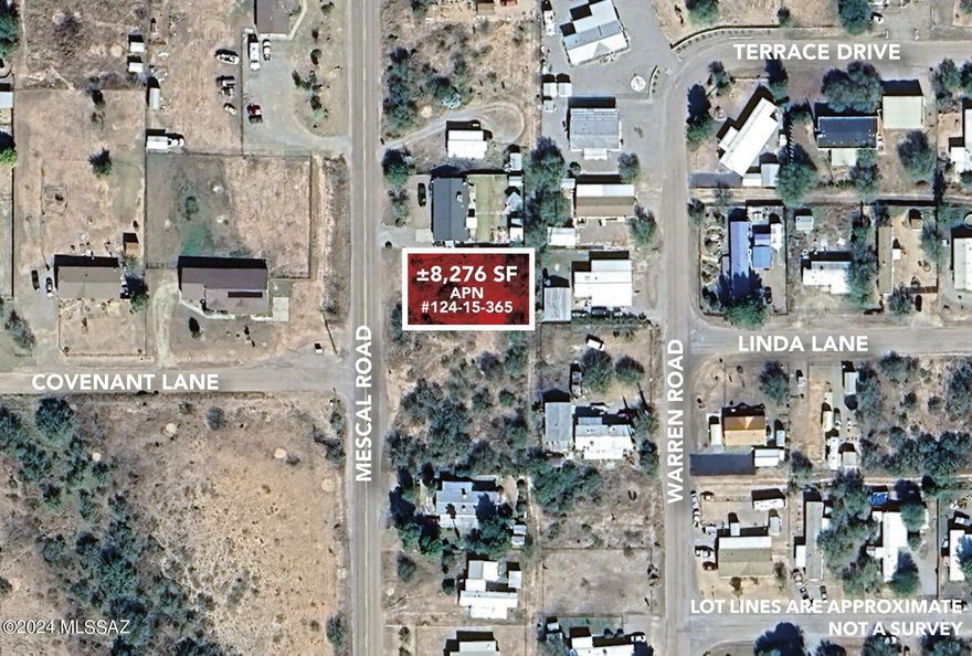Benson / Mescal, AZ Lot with Utilities at the Gateway to Beautiful Happy Valley and Rincon Wilderness! Mescal Lakes Lot 363 is perfect for your new home! This lot features flat topography with utilities (water, power, and septic) at the property line. Enjoy a serene, rural lifestyle while being just a few minutes from the Interstate. This must-see property offers easy access via a paved road to I-10, combining convenience with a peaceful country atmosphere. It's close to many surrounding mountain ranges, including the Rincon and Whetstone Mountains, and just a short drive to all amenities in Benson, AZ. The lot is adjacent to the nicest home in the subdivision, and a new Dollar Store has been built just ¼ mile down the road. This lot is ready for you to build your cozy country home!