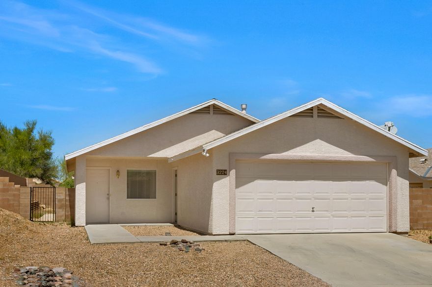 Great opportunity to own a home that is tucked away from the hustle and bustle of the city!  This 3 bedroom, 2 bathroom home is ready for you to move in and make it your own!  Kitchen comes with electric range, dishwasher, refrigerator, washer and dryer.  The spacious back yard has room to play and comes with a retaining wall for your garden.  The community walking path provides a natural break between the rear neighbors and the back yard.  Come see this home today!