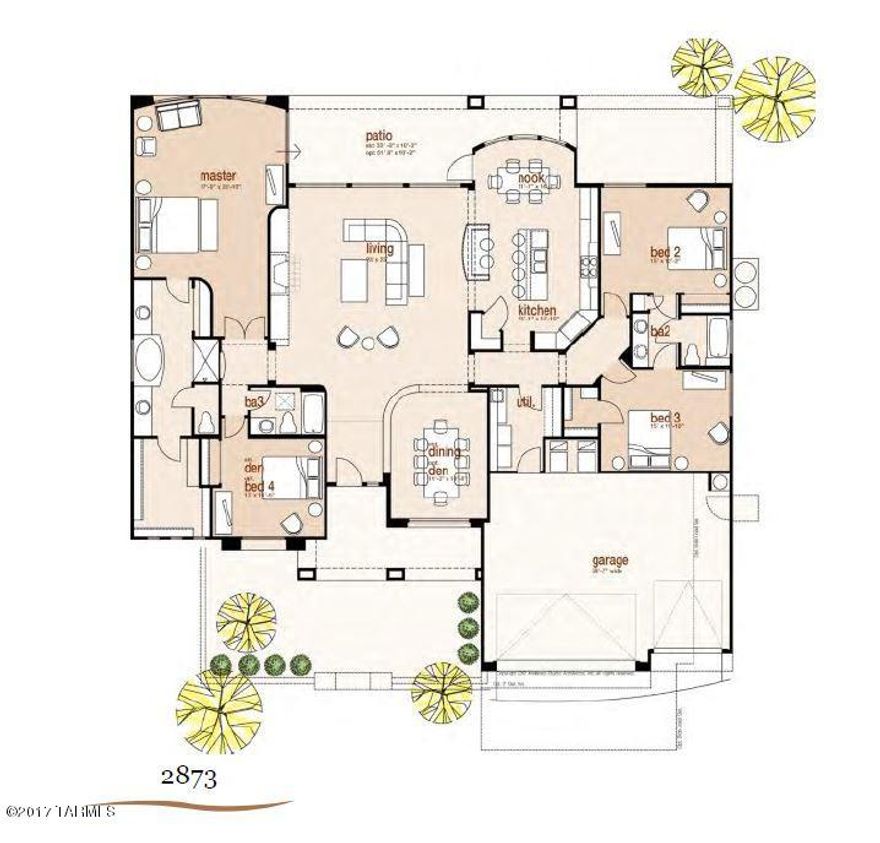 New construction from Dell Mar Homes. Separate 20'x50' RV garage with hook-ups and 50 amp connection.  The 3 car garage is extended an extra 4 feet. This home has many upgrades such as the extended 2nd bedroom larger single island in the kitchen with grill cooktop and overhead vent hood.