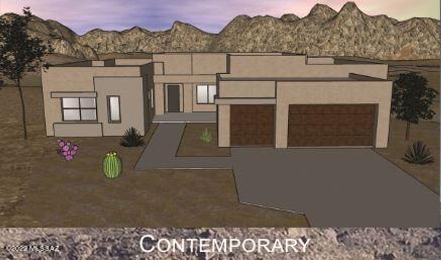 NEW CONSTRUCTION from Insight Homes.  Our popular Tubac floorplan with 3 br, 2 1/2 baths, den converted to 4th bedroom/office, expanded owner's suite bath.   This home has many custom features, and the exterior has had custom stonework applied.  Great views of Tortolita Vistas and the Catalinas, 3/4 acre lot.  You can have your semi-custom home, visit our model home in subdivision.