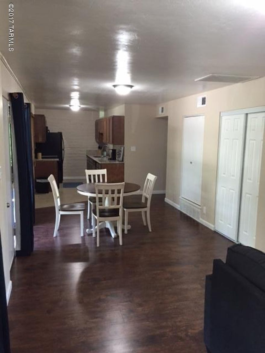 Best unit in the complex and worth it!!! Buy any other unit and you will have to put in $35K to match this quality! Seller to pay for appraisal! Upper corner unit, right by the golf course! Brand new dual pane windows, new flooring, new kitchen with granite counters, fresh paint, new bathrooms. All permits obtained. Close to shopping, restaurants, resorts, and the Oro Valley Country Club.  Renovated 2 BD 2 BA home with gorgeous views! Property is surrounded by mature landscaping in a peaceful, serence setting with community pool.  HOA covers pool, water, trash, laundry facilities, building insurance, and roof and grounds maintenance. Seller is owner/ agent
