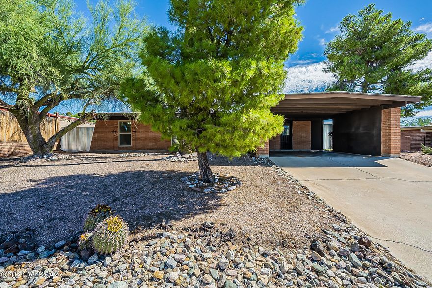 Wonderful east side home under $300k.  This home is beautifully located and can get you everywhere Eastside Tucson in 15 minutes or less. A great floor plan with 4 good sized bedrooms and 2 bath rooms give you lots of flexibility in how you live in the space.  The backyard features enclosed screened in patio, turf and a sturdy corrugated metal and brick fence.  Windows are updated and the HVAC has a manufacture date of 2017. The kitchen features lots of counter space and cabinet space. This house features no carpet . This home has everything you're looking for, check it out today!