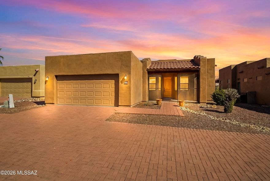 Welcome to Las Casitas De Anza, where comfort, convenience, and charm come together in this beautifully maintained 1,574 sq ft home featuring 3 bedrooms and 2 full bathrooms. Step inside to a spacious living area designed for both everyday living and entertaining. The inviting wood-burning fireplace creates the perfect focal point-ideal for cozy evenings, adding warmth and character to the home. The thoughtfully designed layout offers a functional kitchen space, and natural flow throughout. Outside, enjoy a fully walled backyard, providing privacy. Located just 2 minutes from the Rio Rico Fitness Center, you'll have easy access to year-round amenities including a heated pool, and gym-making convenience part of your lifestyle. This home offers the perfect blend of space & comfort.