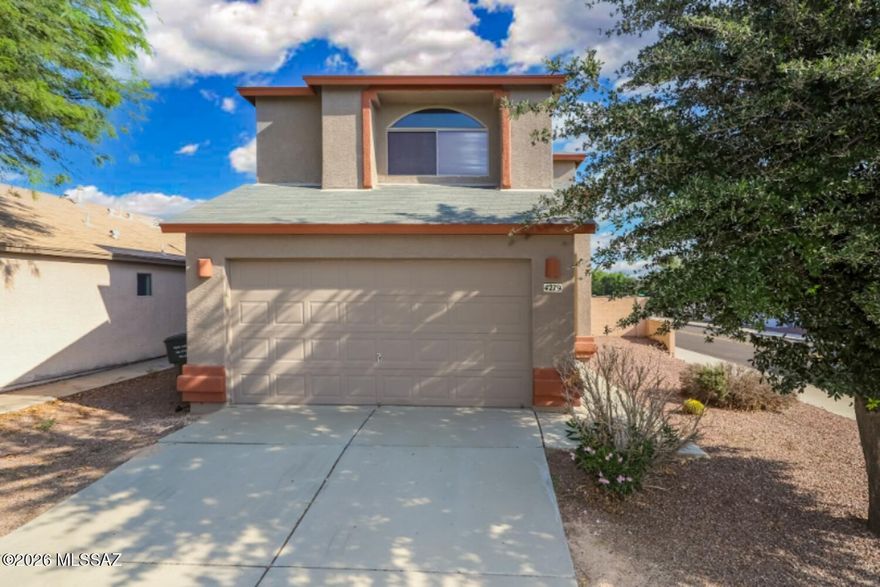 Discover comfort and convenience at 4279 East Ocotillo Desert Trail. This inviting 3-bedroom, 2-bath Reszi home offers 1,616 sq ft of thoughtfully designed living space with an open-concept layout perfect for everyday living and entertaining. Enjoy a bright living area filled with natural light, a spacious kitchen with ample cabinetry and counter space, and generously sized bedrooms, including a private primary suite with en-suite bath. The backyard provides room to relax, garden, or host gatherings. Conveniently located near shopping, dining, and major roadways, this home combines comfort, functionality, and a great Tucson location.