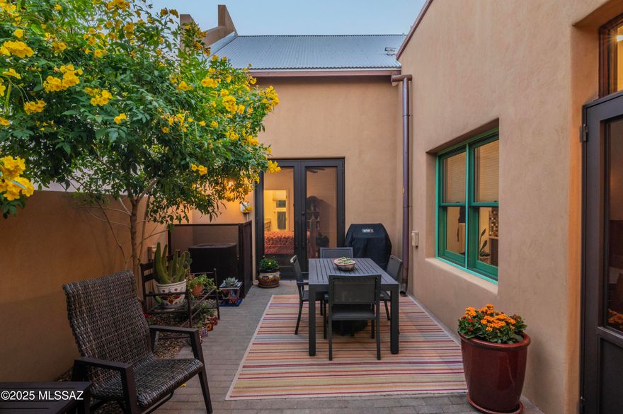 Seller is willing to offer up to $5,000 in concessions towards closing costs or rate buy down with an acceptable offer.

The perfect blend of comfort, style, and location in this beautifully maintained townhome. Situated in Tucson's historic Barrio Viejo, this residence offers bright, open living spaces, updated finishes, and a thoughtfully designed layout ideal for both everyday living and entertaining. 

The spacious main level features an inviting living area with abundant natural light, a well-appointed kitchen with modern appliances, a spacious master bedroom and a dining space that flows seamlessly to a private patio--perfect for morning coffee or relaxing evenings. Upstairs, two generous bedrooms provide a peaceful retreat. With its ideal location, timeless appeal, and upcoming neighborhood amenities, this townhome offers an exceptional opportunity to live comfortably while being connected to everything Barrio Viejo and downtown Tucson have to offer.