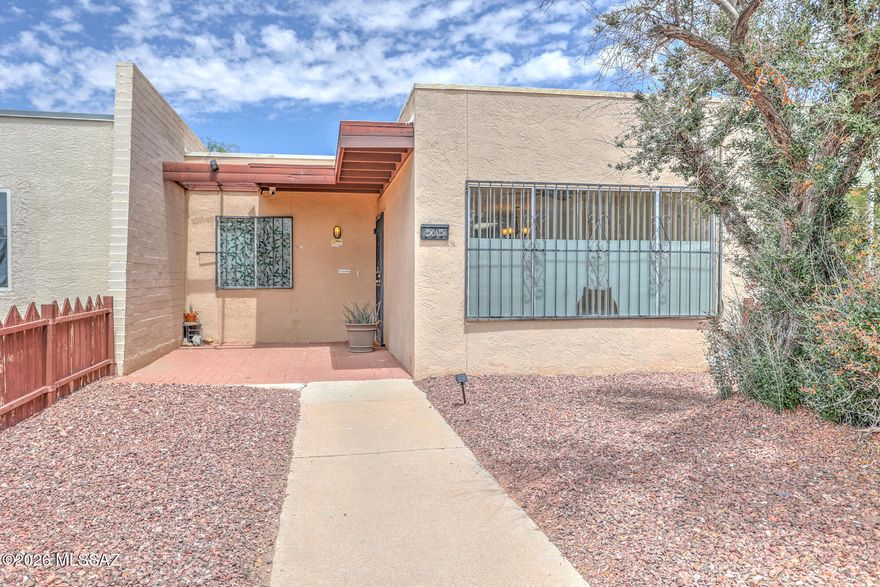 Come check out this adorable 3bed/2bath Townhome  located centrally close to restaurants, shopping, and schools, with ceramic tile throughout, with skylights that brightens the home, with a great open layout and with nice size bedrooms, this Townhome works for everyone, with an adorable and low maintenance front yard and an even cuter backyard this one is for you, with an outback laundry room/storage room with washer and dryer already and your two car covered carport right behind your property you can't go wrong, also Priced to sell, hurry so you don't miss out on this beauty.