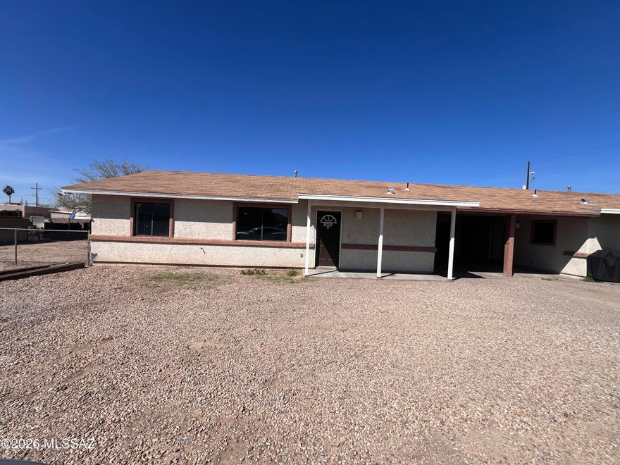 Spacious, freshly painted 3 bed 2 bath duplex. Tile throughout. LED lighting. Washer/dryer hookups. Ample closet space. Central AC. Fenced in backyard. Designated driveway parking. Near A mountain and downtown. Located behind the El Rio golf course. Close to schools, shopping, Boys and Girls Club, churches, parks, entertainment, dining and transit.