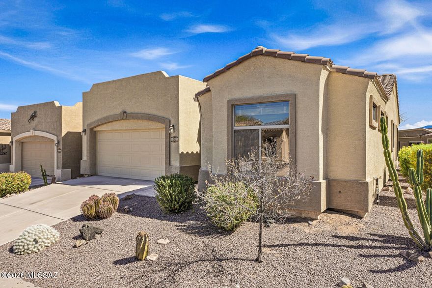 Beautiful Las Campanas Village Home (Gated) backs up to a grass lawn (HOA maintained). 2 bedrooms, 2 baths, a den and a large 2 car garage This home has so many great features: The HOA provides so much: exterior maintenance of the home (front and rear yard landscaping, painting, roof repair/maintenance), trash/recycling service, cable TV with includes HBO/Showtime, street maintenance and an insurance policy on the structure of the home. This home has been very well maintained and is Move-In Ready
