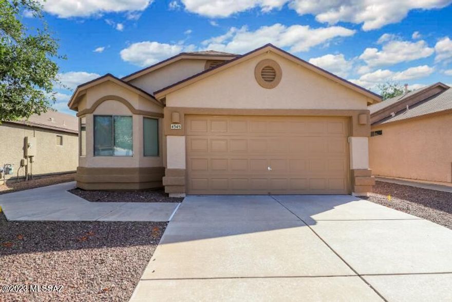 Discover this welcoming 3-bedroom, 2-bath Reszi home located at 4345 E Ocotillo Desert Trail in Tucson. Offering 1,561 sq ft of comfortable living space, this home features an open and functional floor plan designed for modern living. The spacious kitchen flows into the living and dining areas, making it ideal for entertaining or relaxing at home. The primary suite offers a private retreat with an en-suite bath and ample closet space, while two additional bedrooms provide versatility for guests, family, or a home office. Enjoy natural light throughout, neutral finishes, and a backyard perfect for outdoor enjoyment. Conveniently situated near shopping, dining, parks, and major roadways, this home delivers comfort, style, and everyday convenience in a desirable Tucson location.