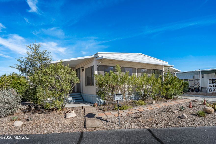 Motivated Seller. Bring all offers.Experience the best of Oro Valley living in this darling 2BD/2BA + den home located in The Highlands, a beautifully maintained 55+ community in the heart of Oro Valley w/ spectacular Catalina Mountain & Pusch Ridge views. Ready for your personal touch & TLC. Perfect as a full-time residence or winter retreat, this home offers a light-filled interior & comfortable living spaces designed for easy Arizona living. Land is owned, and storage is a breeze w/ 2 separate sheds & carports. The Highlands offers an exceptional lifestyle with a year-round heated pool, horseshoes, mini golf, bocce ball, & full calendar of social activities. The clubhouse features a stage, library, pool room, & card room, and residents can participate in outings, exercise classes, language lessons, and more.Ideally located near miles of biking and hiking trails, Lambert Park, the Oro Valley Community Center, & all major conveniences, this home combines comfort, community, & breathtaking views.Come enjoy the vibrant, active lifestyle that makes The Highlands such a special place to call home!