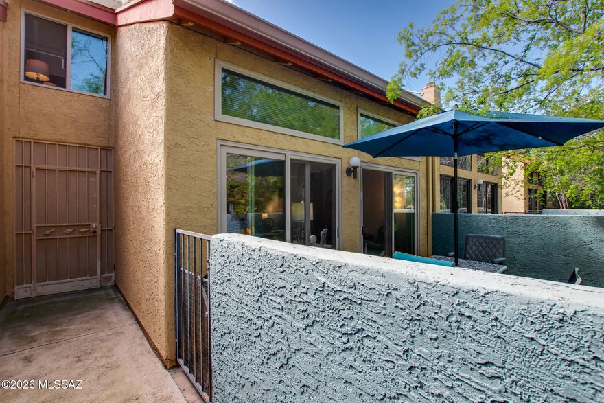 Welcome home! This beautifully updated 3-bedroom, 2-bathroom tri-level townhome located in the much sought after Racquet Club Village can't be beat with it's beautiful mountain views, access to the River Walk, and close proximity to shopping, restaurants, the UofA, and UMC. Its a perfect blend of comfort and convenience. The spacious interior boasts modern finishes, with recently renovated bathrooms that add a touch of luxury to your daily routine. Step outside and discover your private oasis patio.  It's updated through-out, loft, 2 car garage and fireplace. Updated kitchen, dining and large family room are on ground floor. Two bedrooms, guest bath and storage room on the second floor. Second floor also features a loft area with wood burning fireplace. Large primary bedroom with walk-in closet, master bath with shower, separate tub & double sinks. NO poly pipes, newer appliances and a new HVAC.  
Convenience is key, and this townhome delivers. Just minutes away from downtown, commuting is a breeze. Explore nearby shopping centers and indulge in a variety of culinary delights at the local restaurants. Walking distance to the popular Tucson Racquet Club with tennis, swimming, and exercise amenities.
Your perfect townhome is not just a property - it's a lifestyle. Don't miss the opportunity to make it yours!