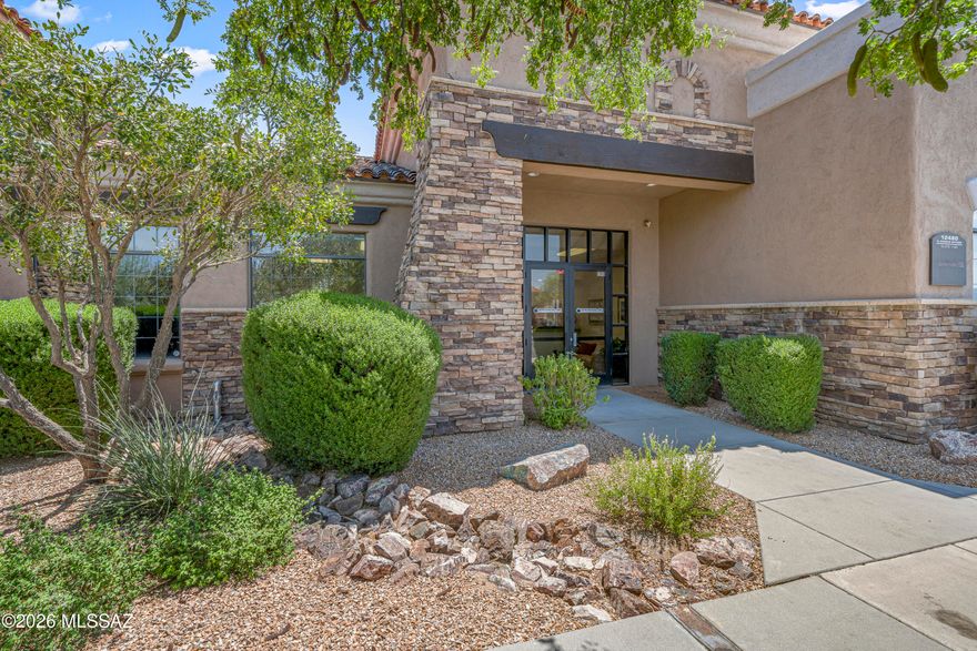 Positioned in the prestigious Rancho Vistoso Office Park, this 1,473 SF professional office offers a sense of tranquility the moment you arrive. Surrounded by affluent demographics, stunning mountain views, and an established high-end business community, the setting creates an immediate sense of credibility and professionalism for both clients and staff. The entryway is one of the most beautiful in the area, creating a warm, welcoming first impression before clients even walk through the door. The layout features four oversized offices large enough to function as conference rooms, a kitchenette, private restroom, and an inviting flow throughout. Ideal for a CPA, psychologist, wellness provider, wealth advisor, medical or boutique professional office. Come see it today!