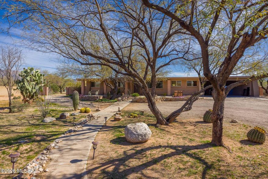 Seller will accept or counter offers within the range of $449,900-$469,900.  Beautiful 3BD/2BA set on an extremely spacious 0.777 acre lot with mountain views galore.  Open and airy, light and bright throughout, this home is nestled away on a cul-de-sac offering privacy, tranquility, and serenity.  The open kitchen is directly located off of the dining area and great room, so entertaining and hosting will be a breeze.  Three spacious bedrooms, ample storage, and an additional living area are just a few amenities this home offers.  Huge covered patio offers the ability to truly enjoy outdoor living as well as the spacious, manicured lot that features dual gate access, fire pit, horseshoe pit, and a cement pad to park all of your toys on.    Come make this beautiful house your home today.
