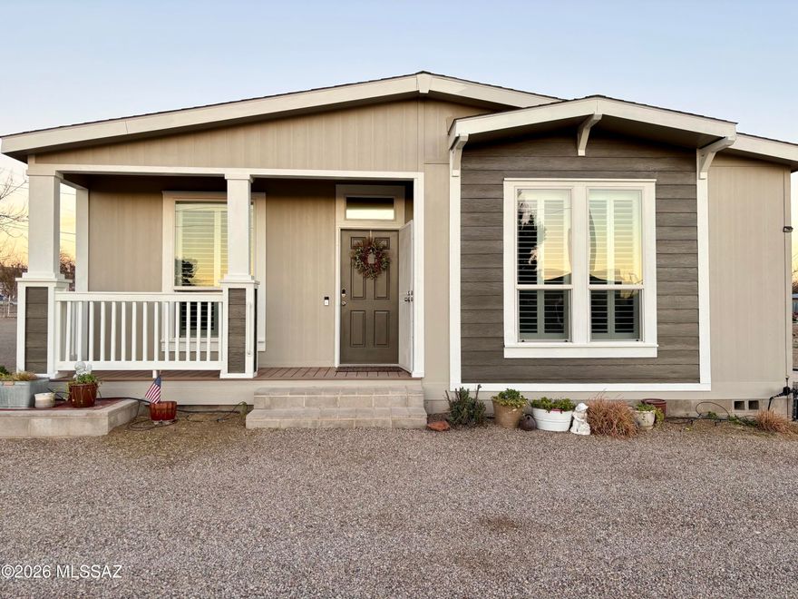 This stunning 2-bedroom, 2-bathroom home offers 1,500 sq ft of spacious living on a full acre. Beautiful shutters and ceiling fans throughout add timeless charm to this well-maintained property.

Step outside and enjoy plenty of room for RV parking -- so bring all the toys! The property currently features a chicken coop, an open barn with attached storage ready for your horse or donkey, plus a second outdoor storage shed for even more exterior storage space.

Room to live, room to grow, and room to play -- don't wait! Call today to schedule your showing.