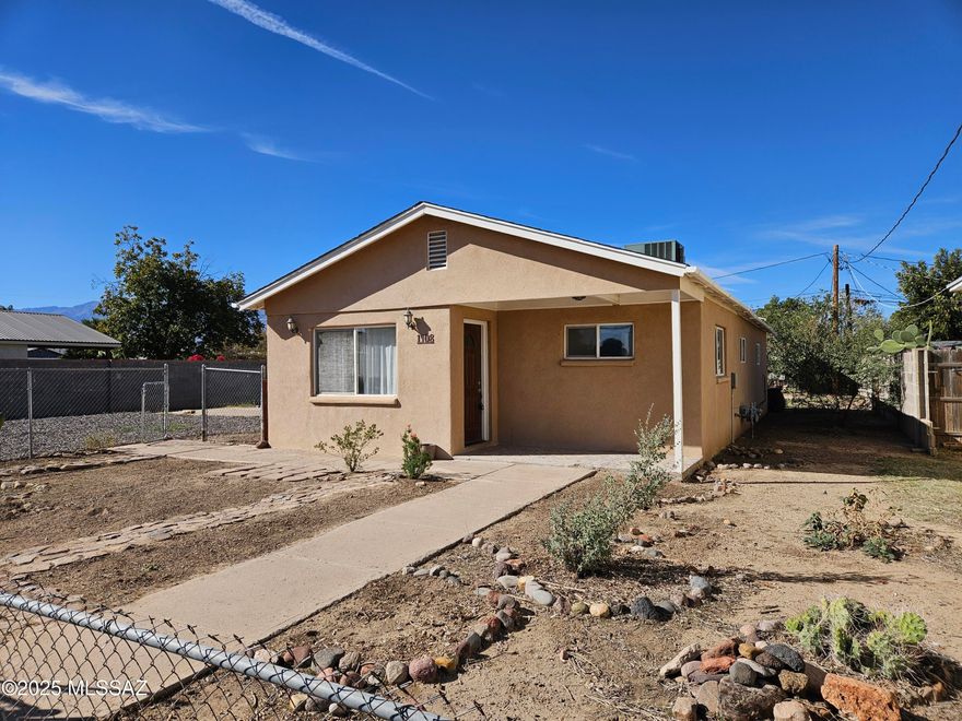 Welcome to this charming 3-bedroom, 1-bath home nestled on a spacious .26 lot in a quiet, well-established Safford neighborhood,WHICH NOW HAS A BRAND NEW ROOF! The property offers a beautiful view of Mt. Graham right from your yard  Property Highlights include large workshop/storage shed, great for projects or extra storage. Spacious .26 acre lot with room to garden, entertain, or expand. Established neighborhood with mature landscaping and a peaceful setting. Stunning mountain views of Mt. Graham. This home combines the warmth of a traditional neighborhood with the convenience of being close to schools, shopping, and all that Safford has to offer. Whether you're a first-time buyer, downsizing, or looking for an investment opportunity, this property has wonderful potential to be your own!