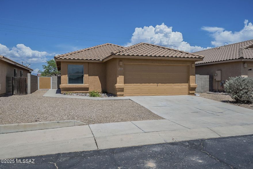 This beautifully updated 3-bedroom, 2-bath home offers 1,265 square feet of living space and is located in a gated community with great amenities, including a pool, park, and basketball court. Inside, you'll find new luxury vinyl plank flooring in the living room and bedrooms, fresh interior and exterior paint, and updated lighting throughout. The kitchen features a brand-new quartz countertop, sink, faucet, and appliances. Both bathrooms have been upgraded with quartz vanity tops, new faucets, and toilets. This home is move-in ready with stylish updates throughout. A shed in the backyard offers additional storage space !  Owner/Agent