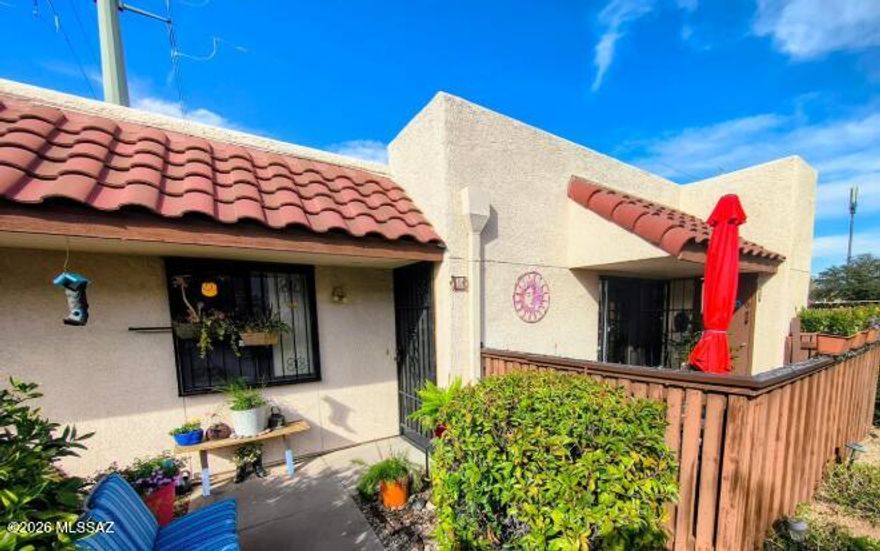 Home is ranged priced $214,700-$224,900 !!!   Discover the perfect blend of comfort and convenience in this wonderful 2-bedroom, 2-full-bath corner condo located in the desirable Casa Bonita community on the East side. This well-kept, single-level home offers 935 sq ft of easy living with no stairs to climb. Step inside to find beautiful ceramic tile flooring throughout the entire home. The bright and inviting living space flows seamlessly into a kitchen equipped with an electric stove, where all appliances convey with the sale. Enjoy your morning coffee or evening relaxation on your own peaceful outside patio, perfectly situated on the corner for added privacy. This end-unit condo comes with one assigned parking space and offers peace of mind with an HOA that covers the roof, garbage Discover the perfect blend of comfort and convenience in this wonderful 2-bedroom, 2-full-bath corner condo located in the desirable Casa Bonita community on the East side. This well-kept, single-level home offers 935 sq ft of easy living with no stairs to climb.

Step inside to find beautiful ceramic tile flooring throughout the entire home. The bright and inviting living space flows seamlessly into a kitchen equipped with an electric stove, where all appliances convey with the sale. Enjoy your morning coffee or evening relaxation on your own peaceful outside patio, perfectly situated on the corner for added privacy.

This end-unit condo comes with one assigned parking space and offers peace of mind with an HOA that covers the roof, garbage collection, termite control, water, exterior maintenance, and front landscaping. Take advantage of the fantastic community pool and spa, perfect for enjoying the beautiful Arizona weather.

The community is pet-friendly, allowing for two small pets, and is an excellent investment opportunity with long-term rentals permitted. Don't miss out on this fantastic, low-maintenance home. Schedule your showing today. Buyer and Buyers agent to verify all facts .
