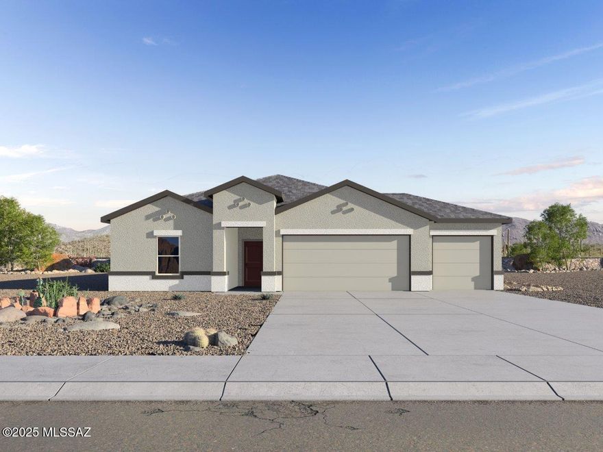 **To be built** The Kingston plan is a perfect blend of comfort, modern living, and energy efficiency and sits on a very large homesite with no rear neighbor. This thoughtfully crafted one-story home spans 2,068 square feet and offers four bedrooms, two bathrooms and a three-car garage, ideal for families of all sizes. The open-concept design features a spacious great room that effortlessly connects with the kitchen and dining area, creating an inviting central hub for everyday living and entertaining. The kitchen is equipped with contemporary appliances and a pantry.  The primary bedroom, located at the rear of the home, provides a peaceful retreat with a private ensuite bathroom and a generous walk-in closet. Don't miss this best-seller