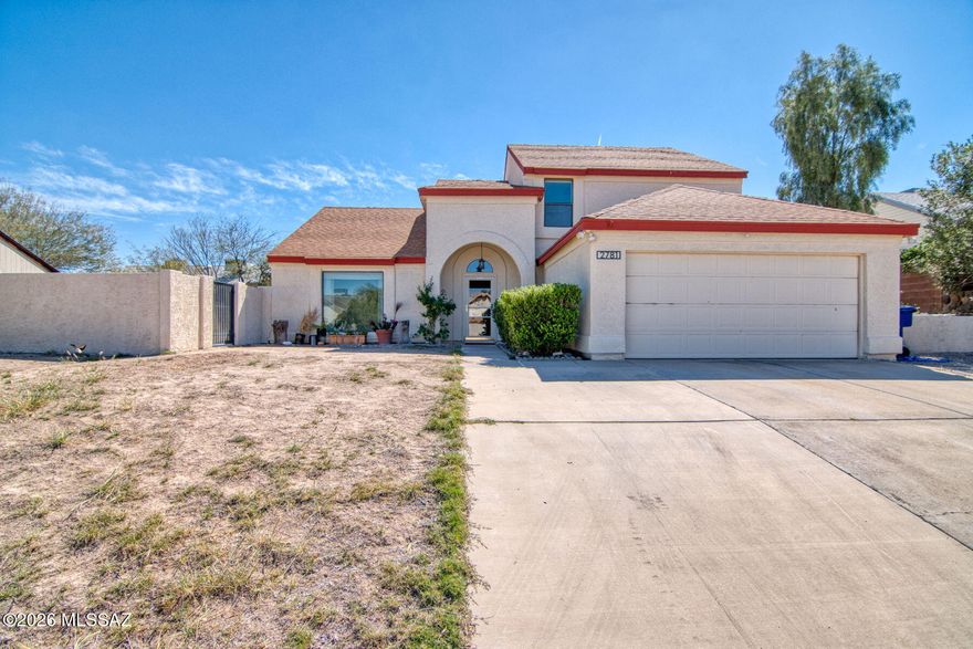 Located on Tucson's west side, this 4-bedroom, 2.5-bathroom home offers space, comfort, and convenience--with NO HOA and room for RV parking or extra vehicles. Featuring two living areas plus a versatile bonus room perfect for a home office, gym, or playroom. The kitchen opens to the family room, creating an inviting open-concept feel, while a formal dining room adds space for gatherings. A cozy wood-burning fireplace enhances the main living area, and a new AC installed in 2022 adds peace of mind.

Step outside to enjoy a spacious backyard ready for relaxing or entertaining, complete with a sparkling pool (replastered August 2022), covered patio, and easy-care turf backyard. Conveniently located near downtown Tucson, shopping, restaurants, the Arizona-Sonora Desert Museum, and the Tucson Museum of Art.
Termite treatment completed 3/27/2026.