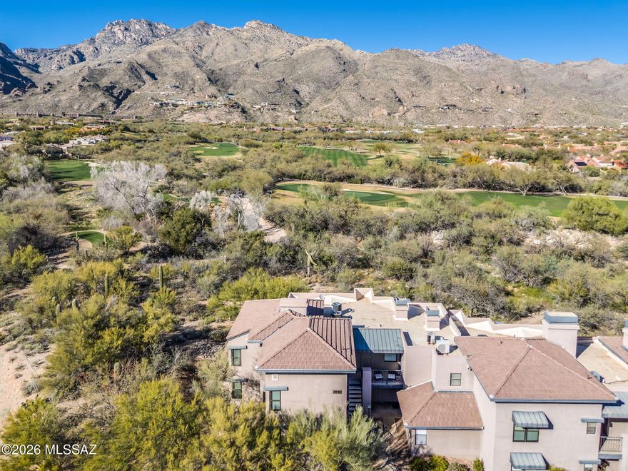 MOUNTAIN, CANYON & GOLF COURSE VIEWS!  Enjoy resort-style living at The Greens in Ventana Canyon. This beautifully renovated 3-bedroom, 2-bath condo offers a spacious, light-filled layout in a quiet and friendly building. The home features updated systems including a newer HVAC and water heater, along with a newer refrigerator and dishwasher, making it move-in ready and easy to maintain. Some of the furniture may convey with a Bill of Sale. 

Residents of The Greens enjoy outstanding amenities including three pools, two spas, a fitness center, and a vibrant community atmosphere. Located in the highly desirable Ventana Canyon area, this condo is perfect as a full-time residence, seasonal retreat, or investment opportunity.
