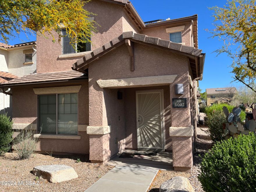 Charming 2 Bed, 2 Bath Gem for rent! Downstairs has your living and kitchen space with a powder room! Head upstairs where you will find two bedrooms and two full size bathrooms in addition to a laundry closet! This beautiful neighborhood is located just 25-minutes from Davis Monthan AFB! Including a two-car garage, perfect for parking or storage! Tenant Occupied until 05/31/26