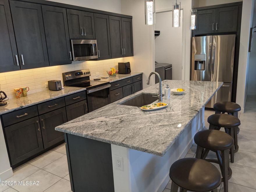 Well-maintained, VERY COMFORTABLY FURNISHED 2 Bedroom/2 Bath PLUS Den Villa in SaddleBrooke Ranch. Bright, Clean, Model-Home Perfect- Everything you need to come enjoy the Amazing Ranch Lifestyle! ALSO INCLUDES GOLF CART! AVAILABLE MAY 1st- end Dec rate shown. HOA Requires minimum 3 month leases. Do you need a place to ''Glamp'' while you search for a resale, or complete construction on your new home, or just want to experience the amazing Arizona Sunshine and Lifestyle? We'll coordinate our leases to your timeline needs! Contact Listing Broker today!