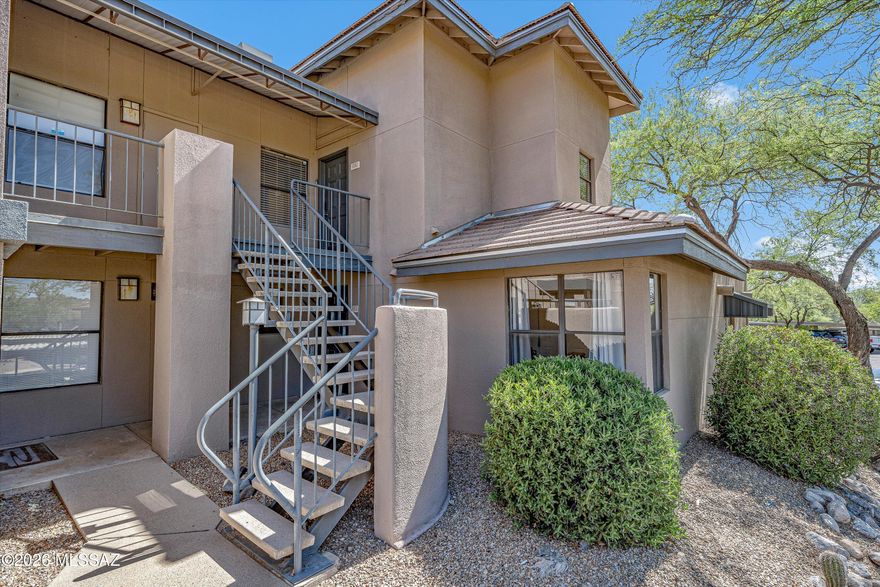 Welcome to elevated desert living. Nestled within the prestigious Greens at Ventana Canyon, this stunning 2-bedroom, 2-bathroom condo is your gateway to the quintessential Catalina Foothills lifestyle.

Community amenities include: 3 community pools, fitness center, walking trails, 2 heated spas and a lending library.

Short-term rentals are permitted a rare and highly valuable advantage in this community.

HOA monthly dues include: Fire Protection, Refuse Collection, Security Patrol/Guard, Exterior Pest & Termite Control, Common Area Maintenance, Building Exterior, Sewer, Roof, Front Yard and Streets.